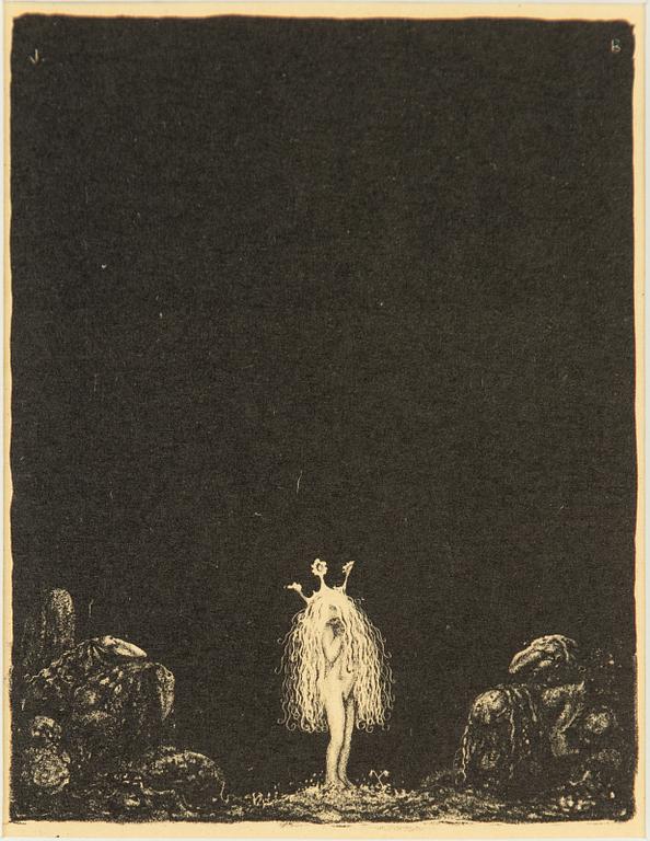 John Bauer, "Den lilla prinsessan och trollen".