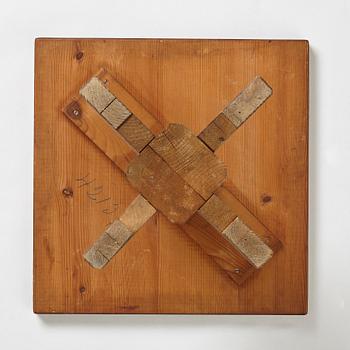 Axel Einar Hjorth, probably, a stained pine "Lovö" table, Nordiska Kompaniet, Sweden.