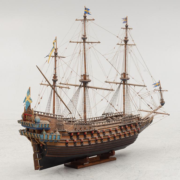 Ship model of Vasa, Built by Bengt Cederholm, 1983.