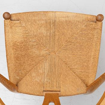 Hans J. Wegner, stolar, 7 st, CH 24, "Y-stolen" Carl Hansen & Son, Danmark.