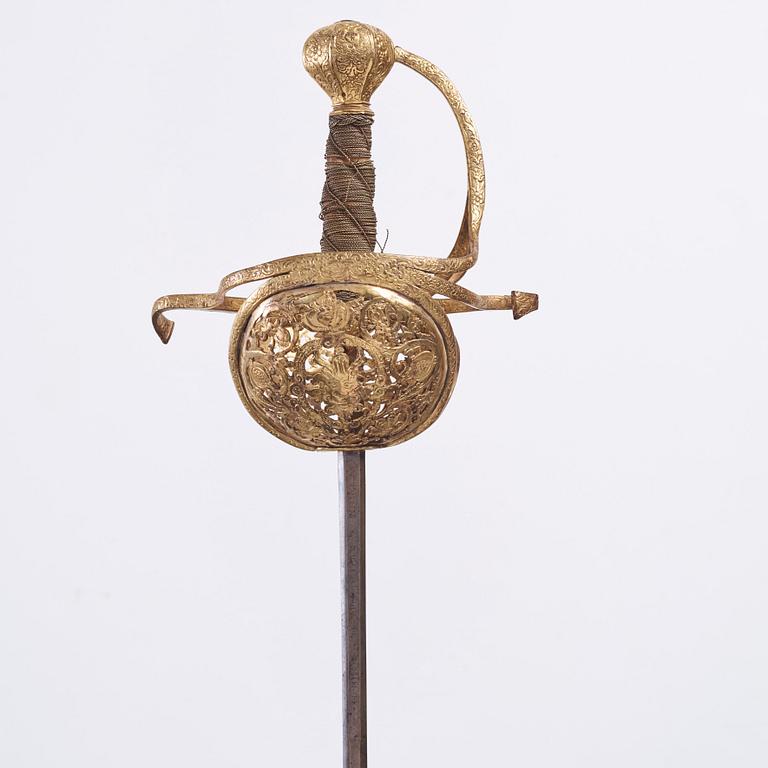 Basket-hilted Rapier, first half of the 17th Century.