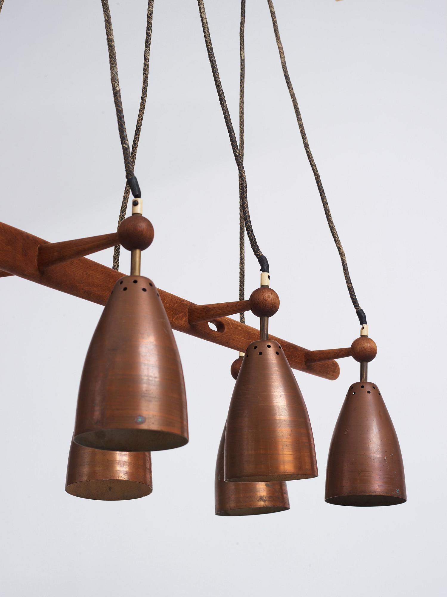 Hans-Agne Jakobsson, attributed, a ceiling lamp, Hans Agne Jakobsson AB, Markaryd, Sweden 1950s.