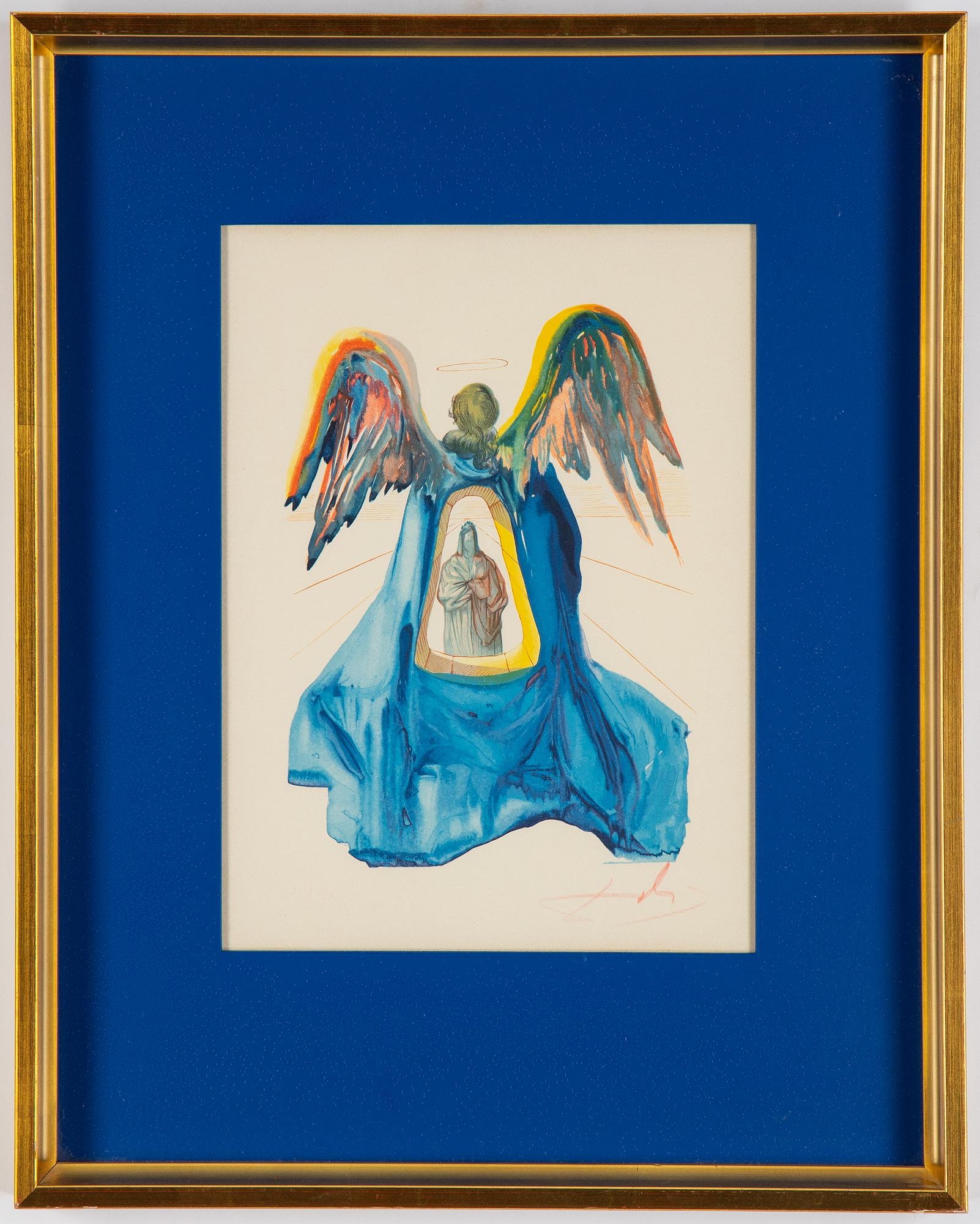 Salvador Dalí, woodcut, signed and numbured, 100/150.