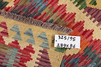 A runner carpet, Kilim, ca 289 x 86 cm.