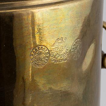 A brass samovar, Russia, ca 1900's.