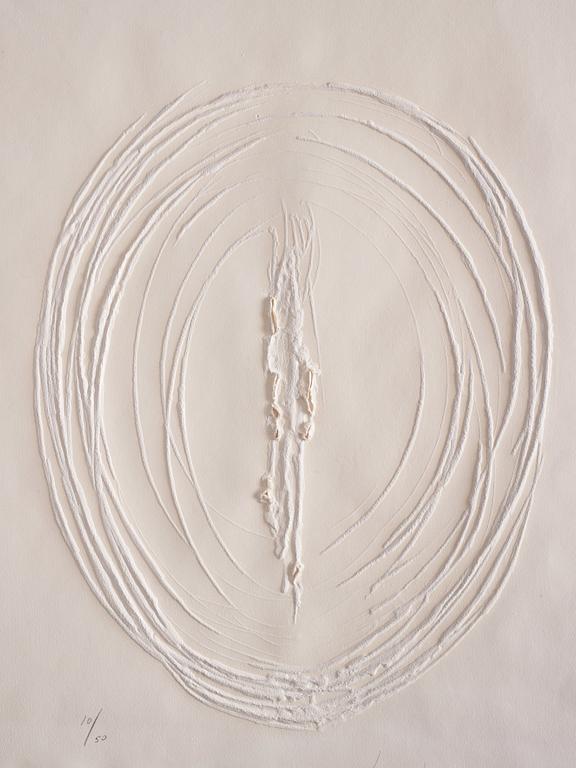 Lucio Fontana, "Concetto Spaziale", from: "Sei acqueforti originali di Lucio Fontana".