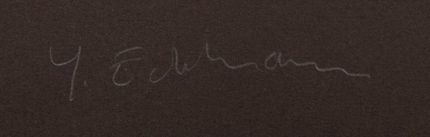 Yrjö Edelmann, a signed colour lithograph.