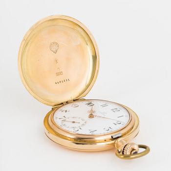 OMEGA, pocket watch, hunter, 54 mm.