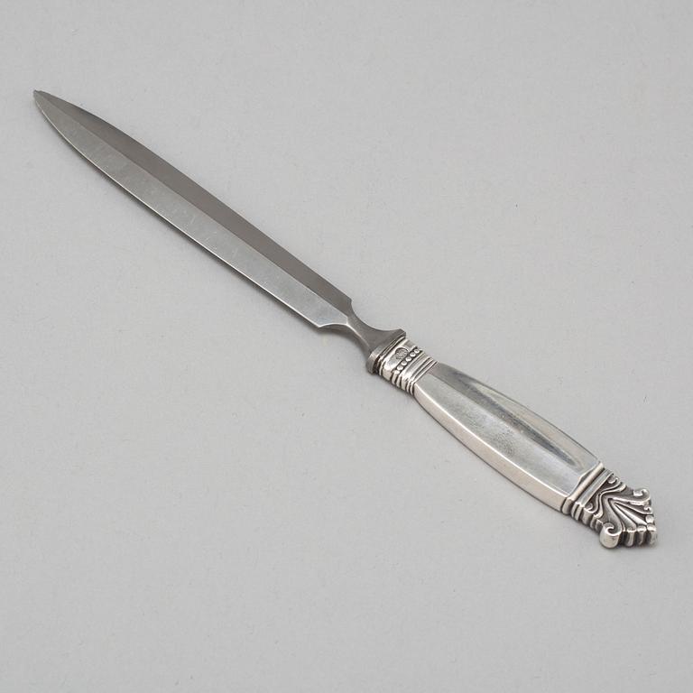 GEORG JENSEN, a sterling silver letter opener, Denmark.