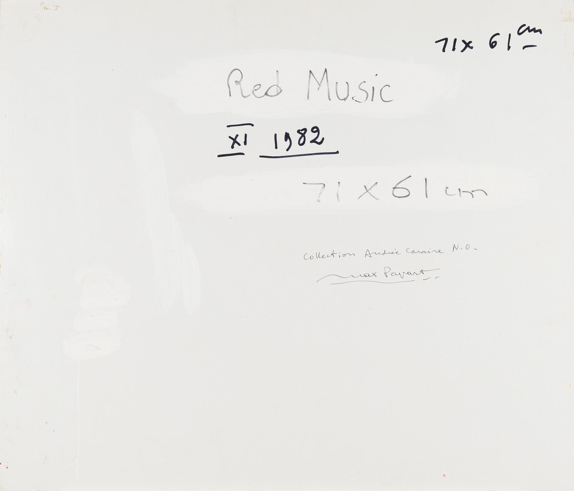 Max Papart, "Red Music".