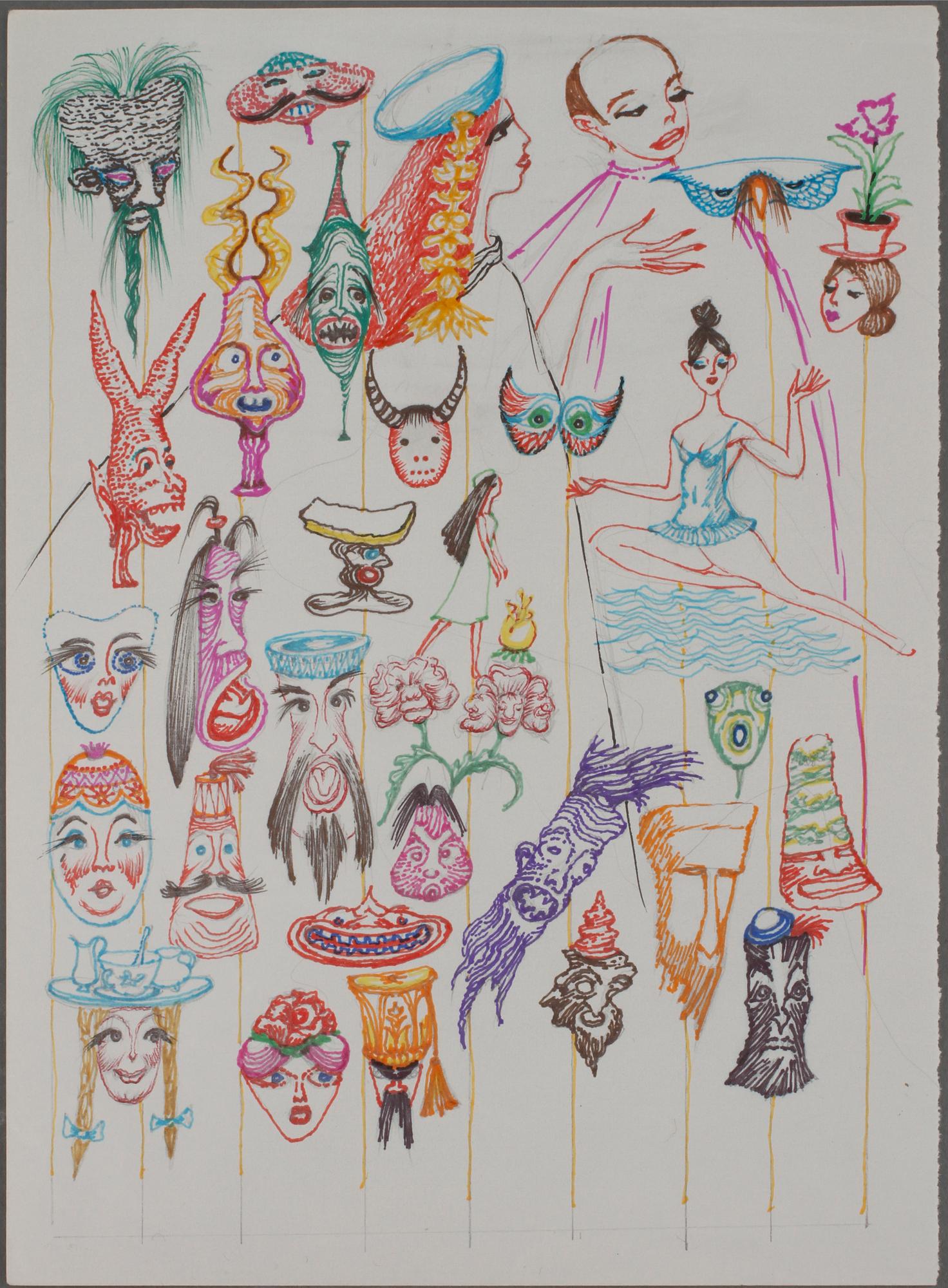 BIRGER EKMAN, teckningar, 8 st, signerade.