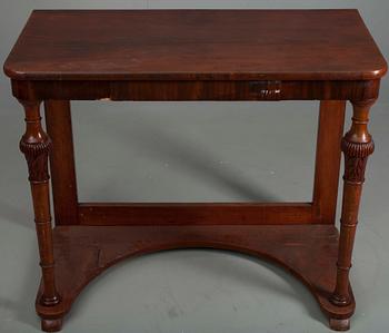 KONSOLBORD, mahogny, senempire Ryssland 1820-1830.