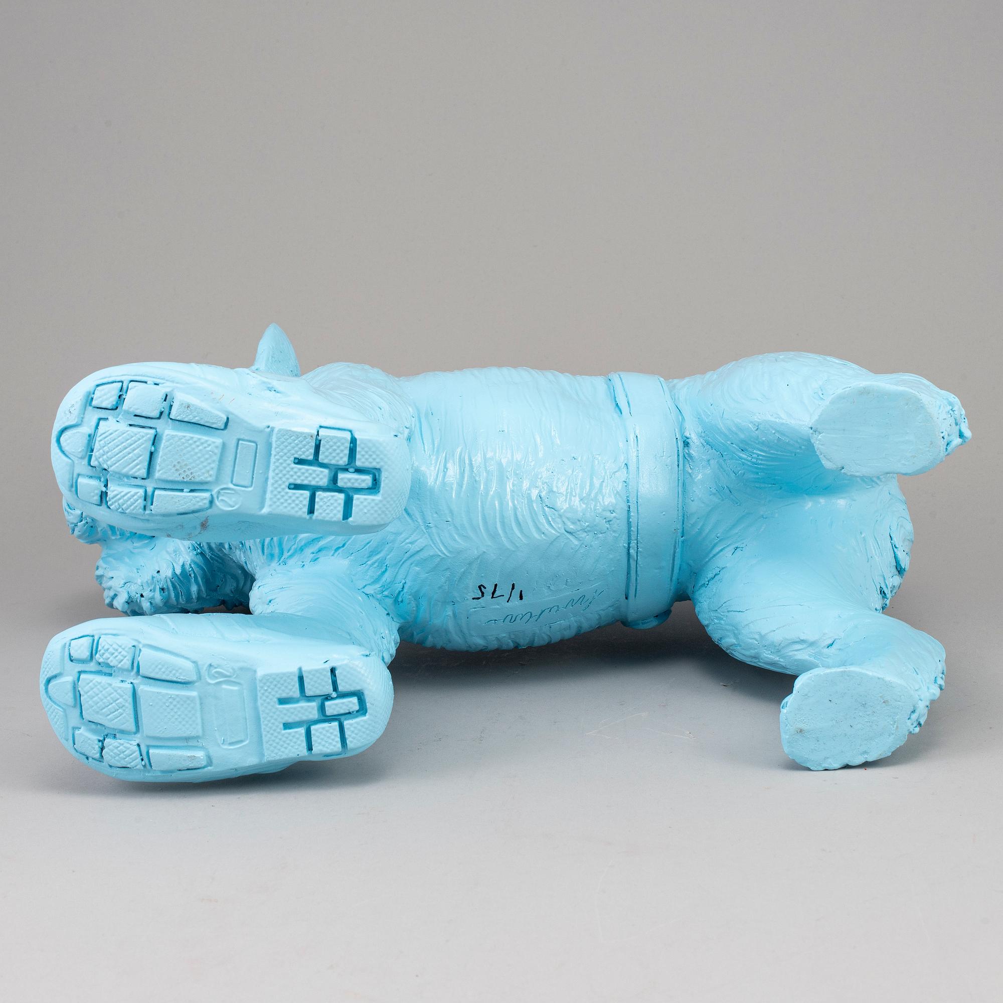 WILLIAM SWEETLOVE, "Cloned Griffon Bruxellois with pet bottle", signed and numbered 1/75.