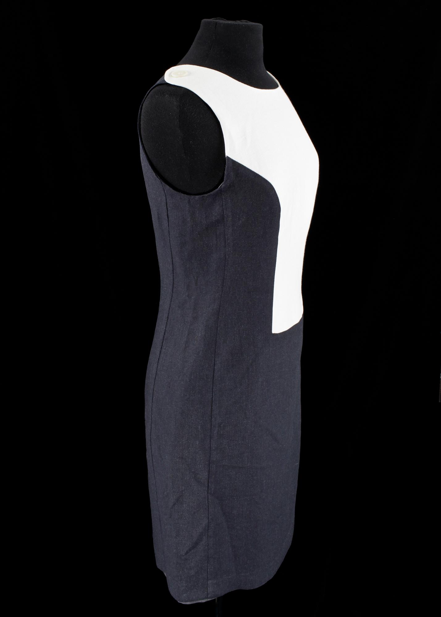 A black/white dress by Karl Lagerfeldt.