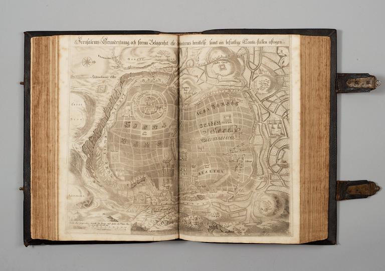 KARL XII:s BIBEL, "Biblia, thet är all then heliga skrift på swensko....", Stockholm 1702-1703.