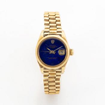 Rolex, Datejust, "Bark Finish", "Lapis Lazuli Dial", wristwatch, 26 mm.