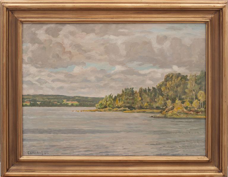 OSSIAN GYLLENBERG, olja på duk, signerad o daterad -40.