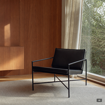 Emil Thorup, fåtölj, "Lounge Chair", Handvärk, samtida.