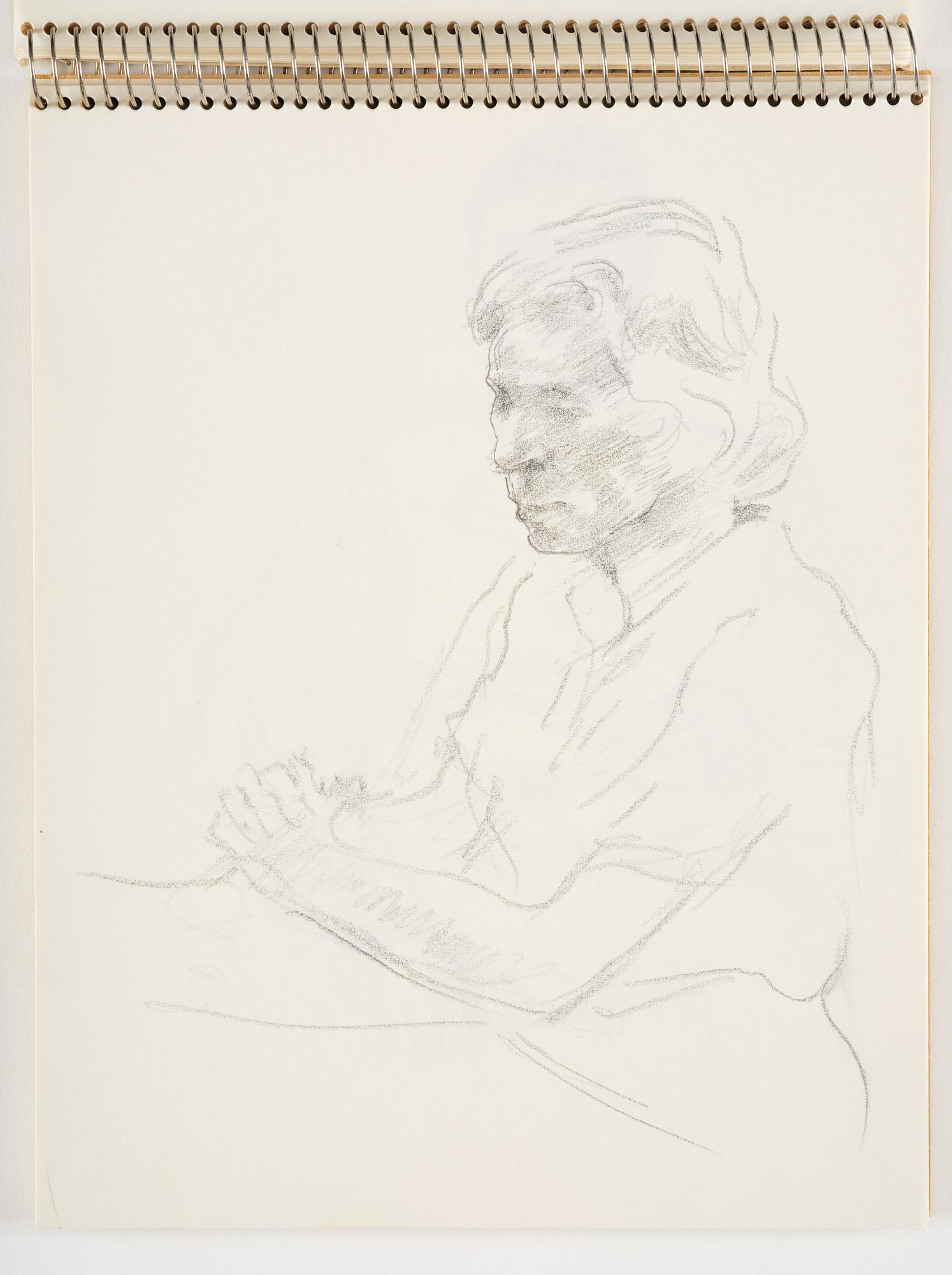 Lotte Laserstein, Sketchbook with approximately 42 drawings, of which 1 is signed.