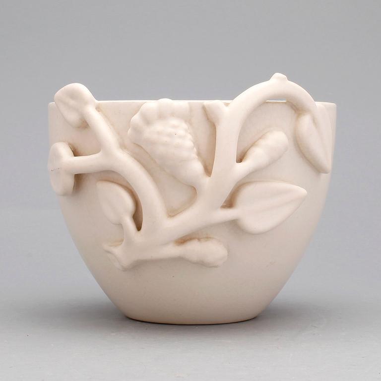 SKÅL, stengods, "Carrara", Wilhelm Kåge, Gustavsberg, omkring 1900-talets mitt.
