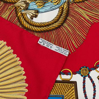 Hermès, scarf, "Poste et Cavalerie".