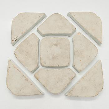 Kabaree, 9 osaa, posliini, Kiina, 1900-luku.