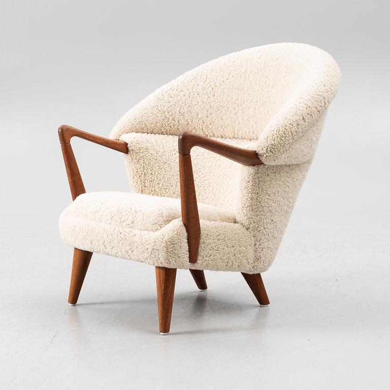 Fredrik Kayser, Fredrik A. Kayser, a model 2222 easy chair, for Rastad & Relling, manufactured by Hjelm & Årn.