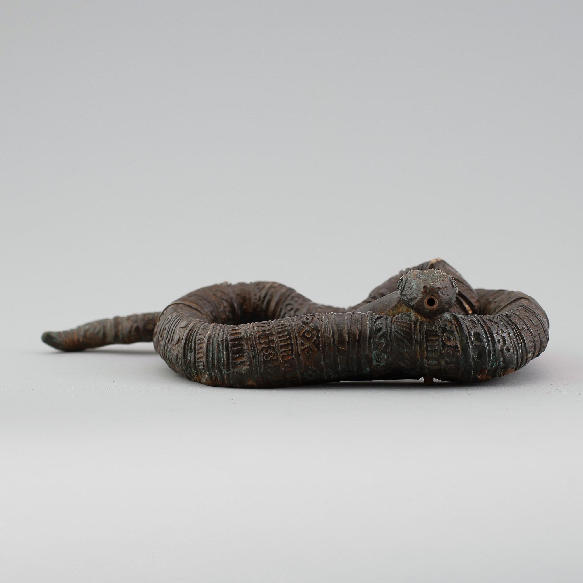 FONTÄN/SKULPTUR, brons, möjligen orientalisk, 1900-tal.