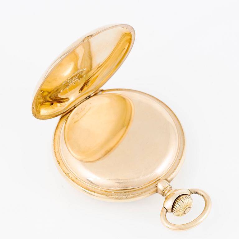 Fickur, 14K guld, Hyman Berg & Co, Chicago, 51,5 mm.