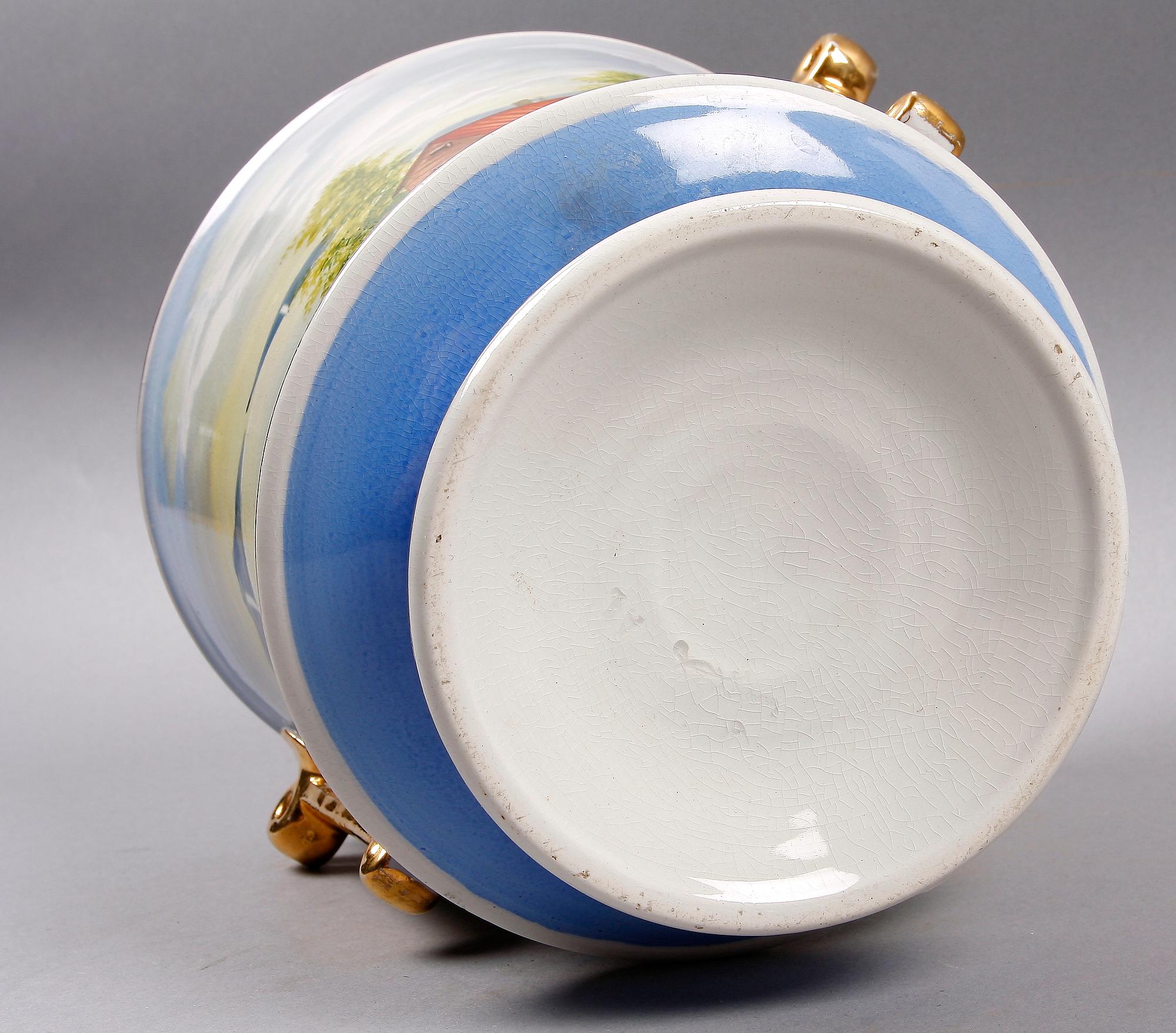 YTTERFODER, flintgods, Gustafsberg, tidigt 1900-tal.