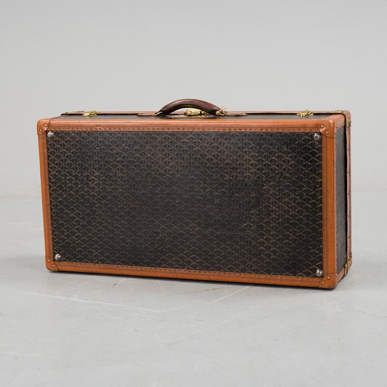 A Goyard suitcase, 1920's.
