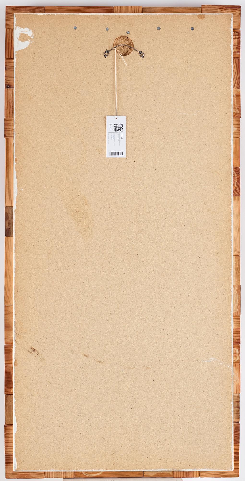 Gunnar Kanevad, a pine mirror, Linköping, Sweden, 1979.