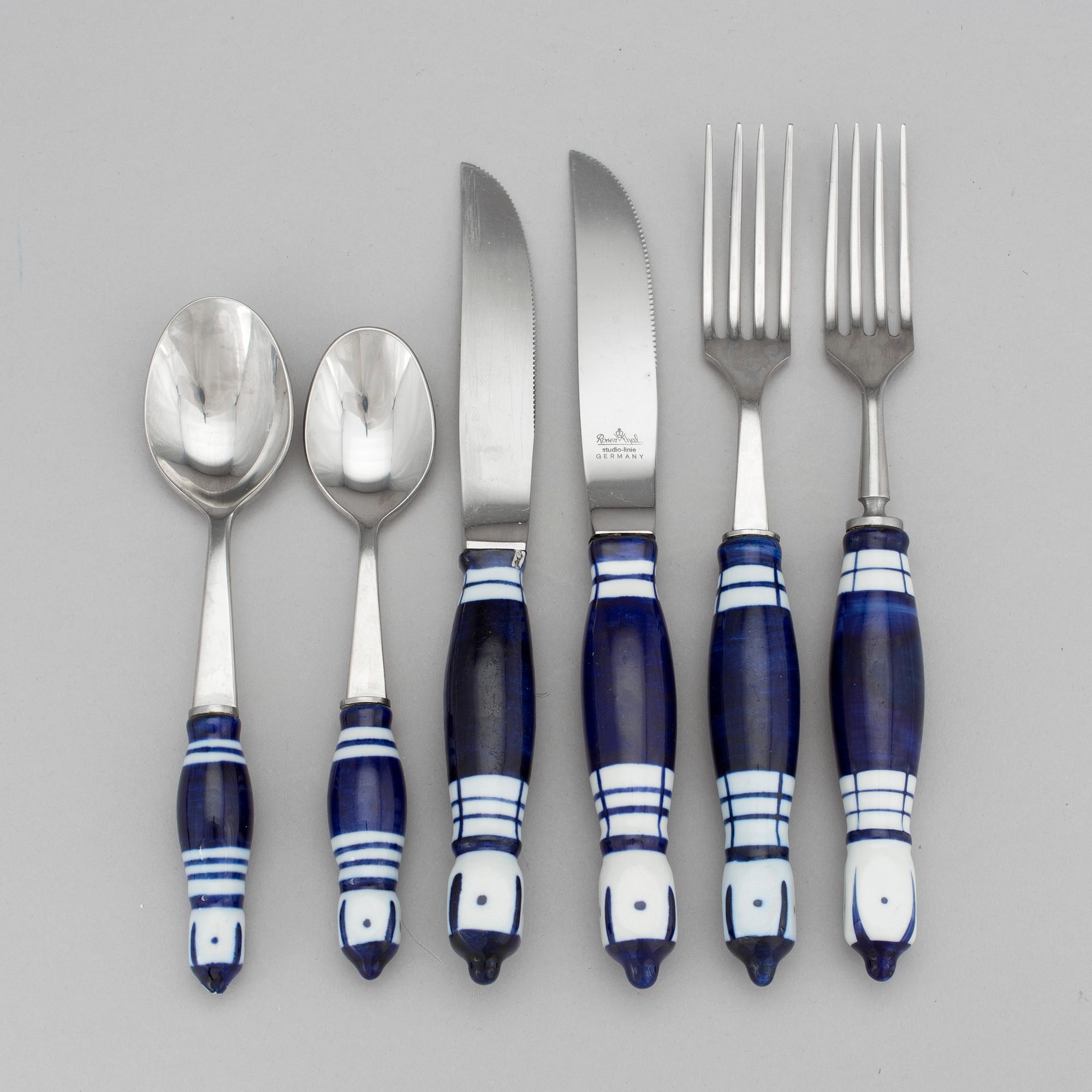 BESTICK, porslin och rostfritt stål, Rosenthal, Studio Line.