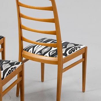 Bertil Fridhagen, stolar, 6 st, "Reno", Bodafors, 1957-58.