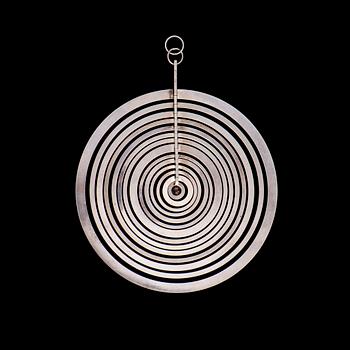 TAPIO WIRKKALA, PENDANT. Silver Moon. Sterling silver, N. Westerback 1971.