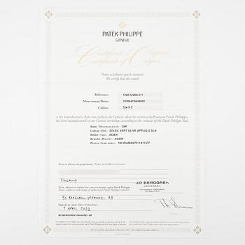 Patek Philippe, Twenty~4, "Green Dial", ca 2022.