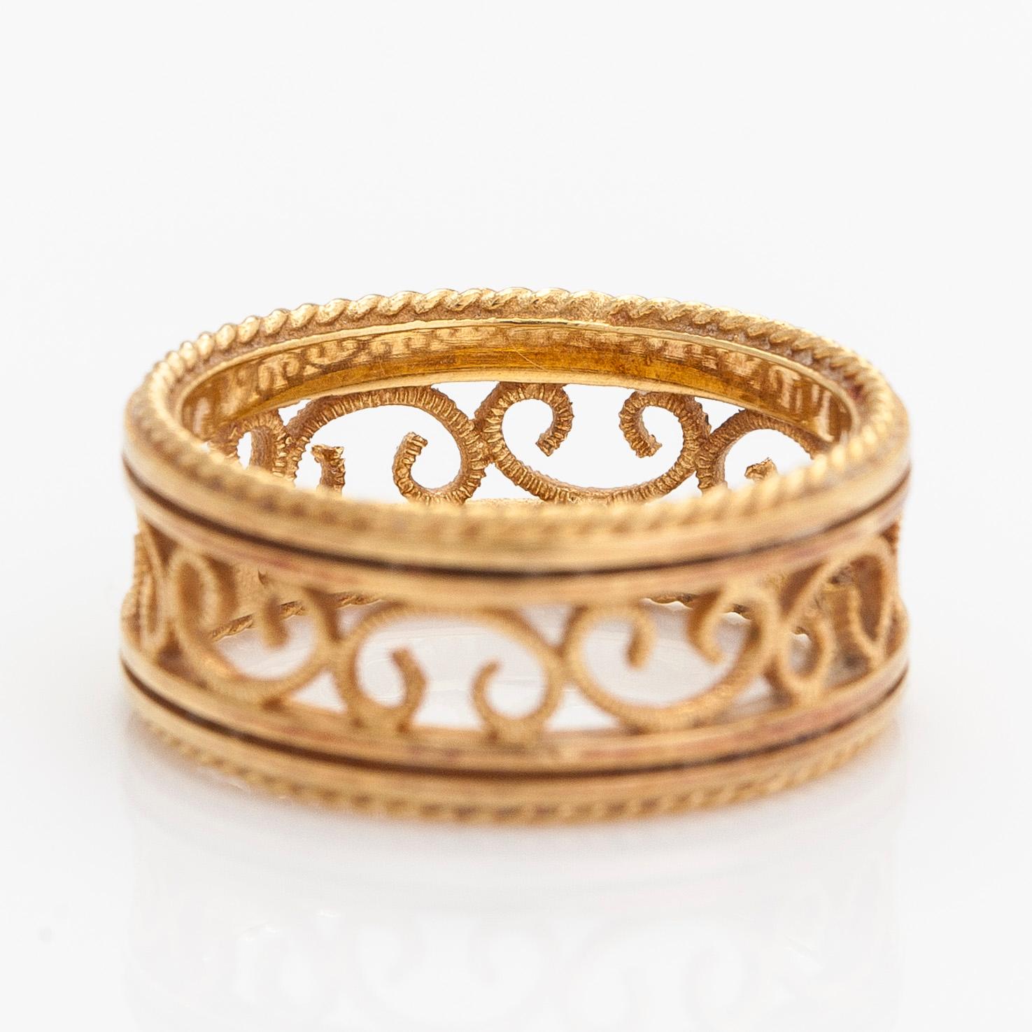 Kalevala Koru, ring, "Filigran", 18K guld.