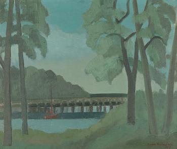 Tuomas Nelimarkka, Green landscape.