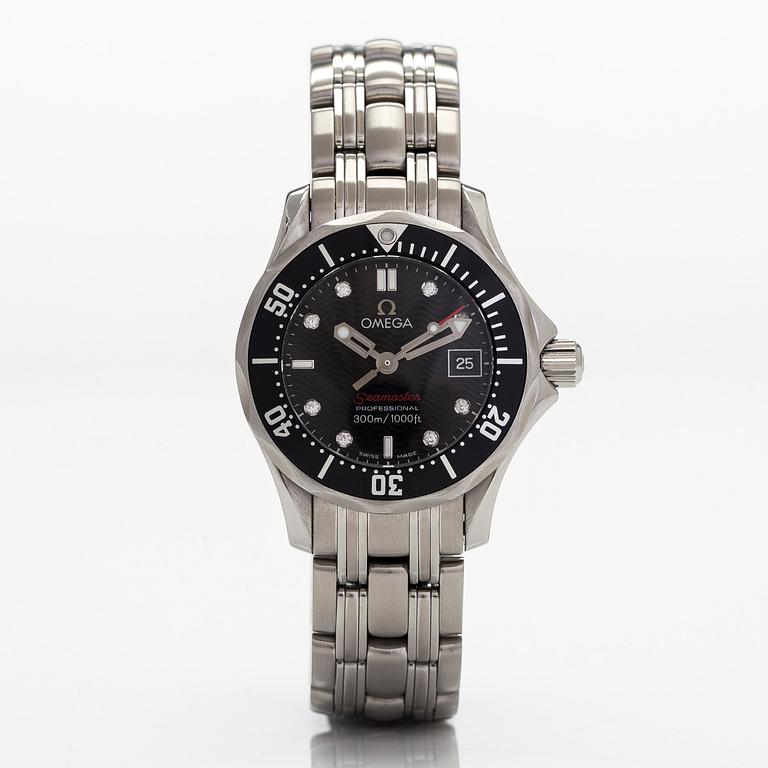 Omega, Seamaster, Professional, "Diamond Dial", wristwatch, 28.5 mm.
