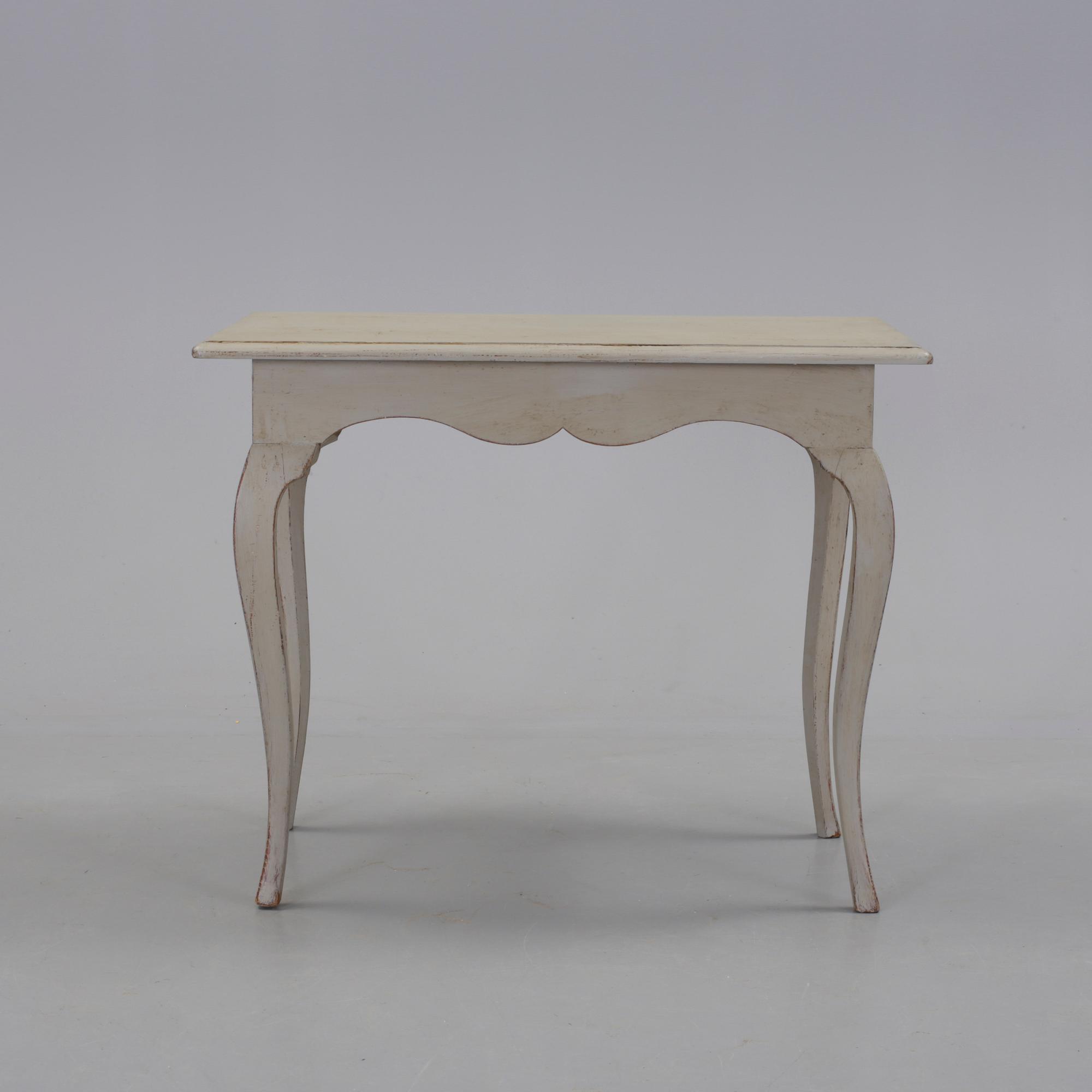 BORD, rokokostil, 1800-talets slut.