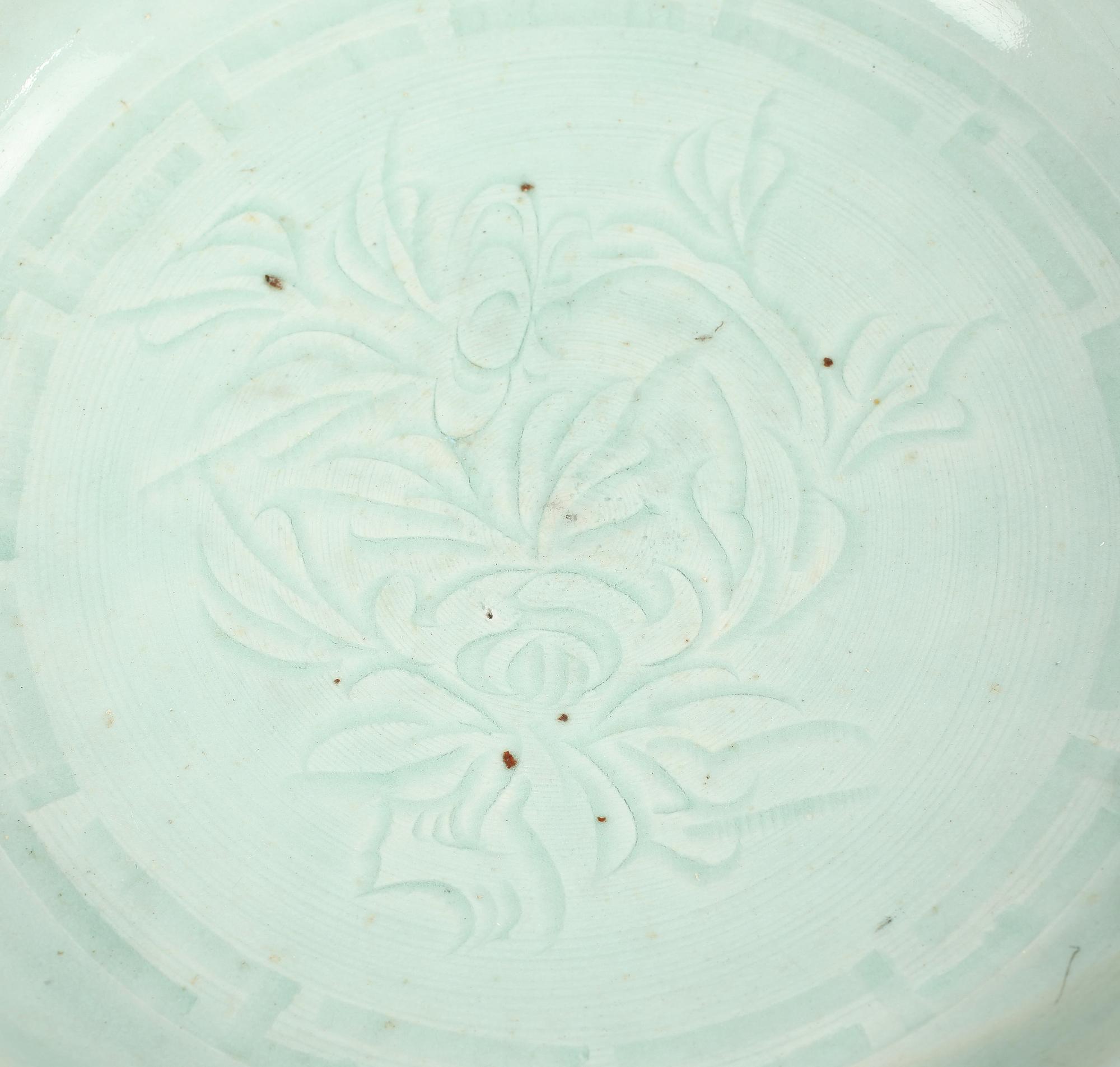 SKÅL, stengods, Kina, Mingstil, 1800/1900-tal.