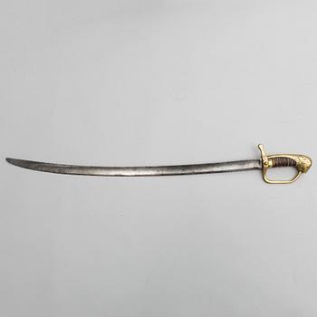 A Danish sabre for the artillery 1802 pattern.