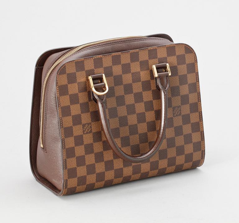 A damier handbag from Louis Vuitton.