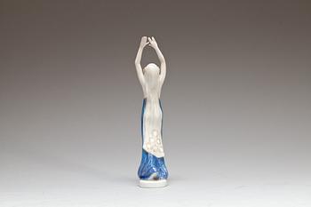 FIGURIN, porslin, Rosenthal, sign B. Boehs, 1900-talets första hälft/mitt.