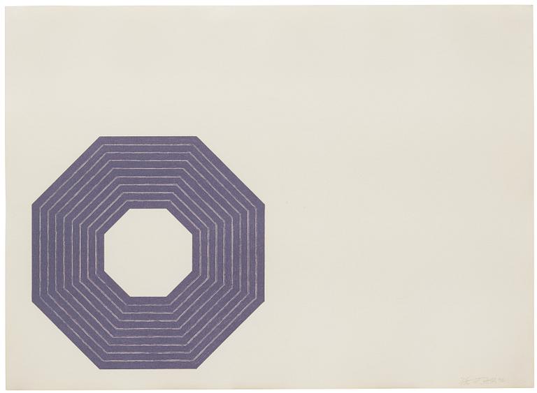 Frank Stella, "Henry Garden" from "Purple Series".
