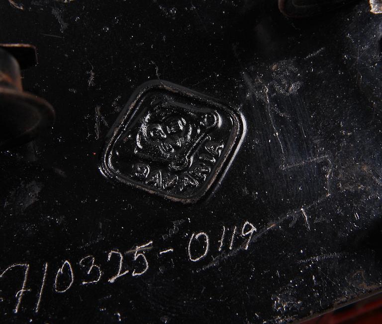 TÅGVAGNAR, 2 st, plåt, Bavaria, 1900-talets början.