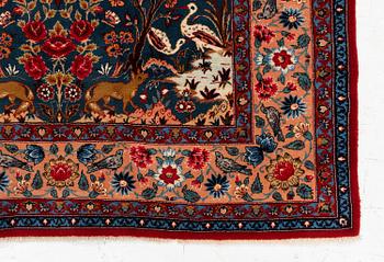 Matta, semiantik Isfahan/Nain, centrala Iran, ca 140 x 106 cm.