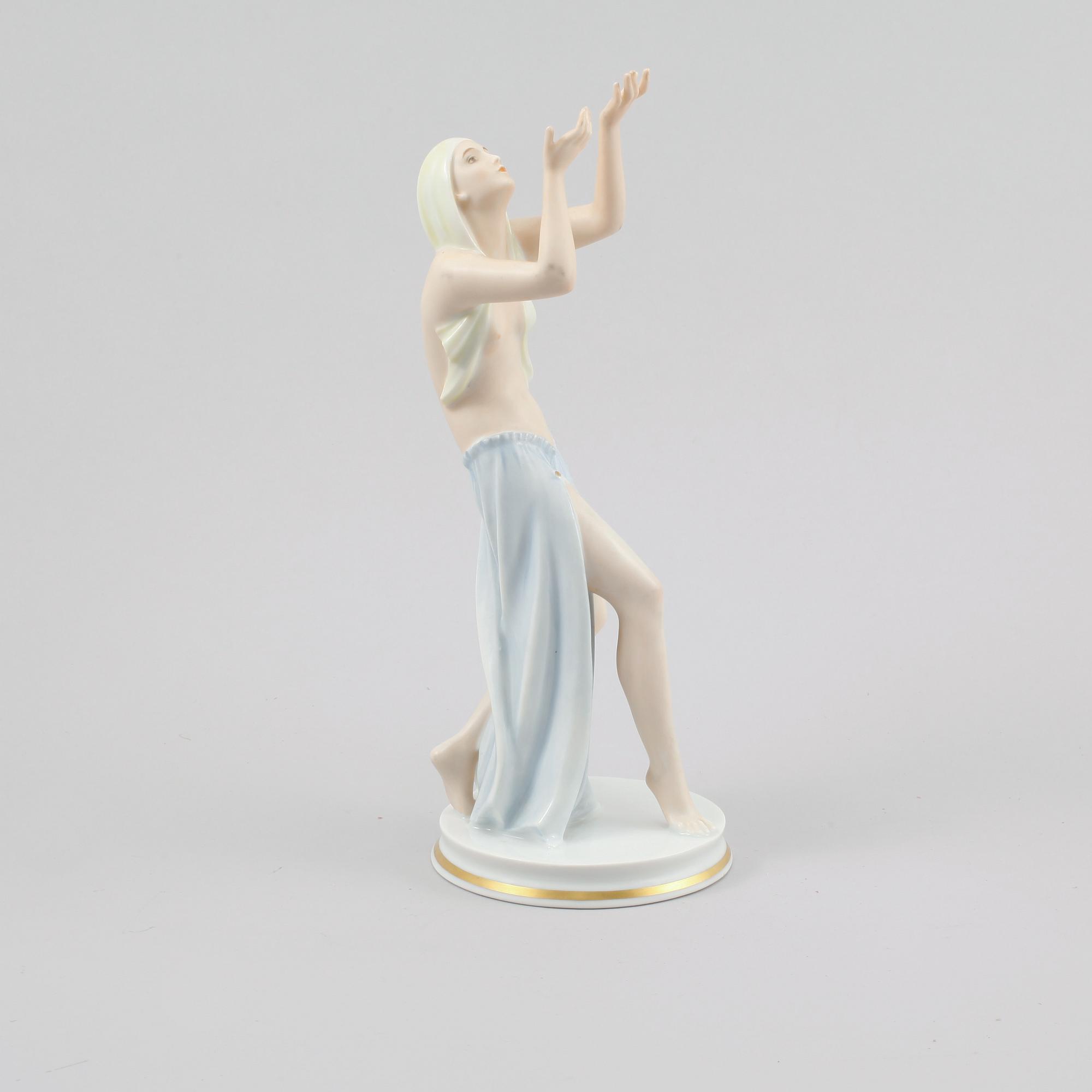 FIGURIN, porslin, Rosenthal, Tyskland, omkring 1900-talets mitt.