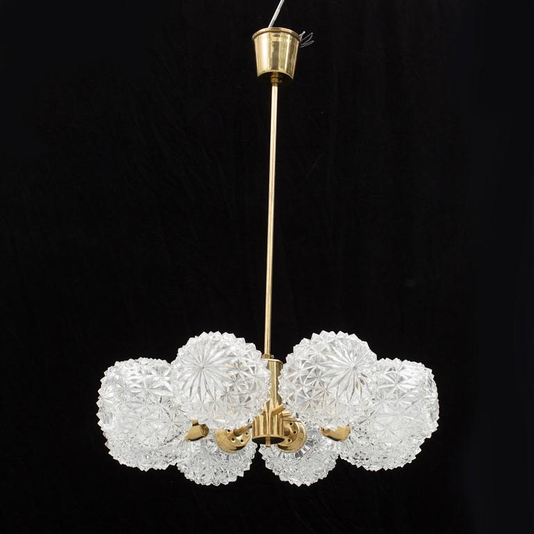 TAKLAMPA, 1960-tal. Höjd 72 cm.