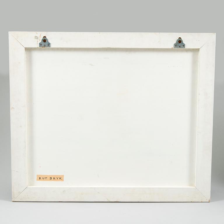 Rut Bryk, reliefi, fajanssia, signeerattu BRYK.